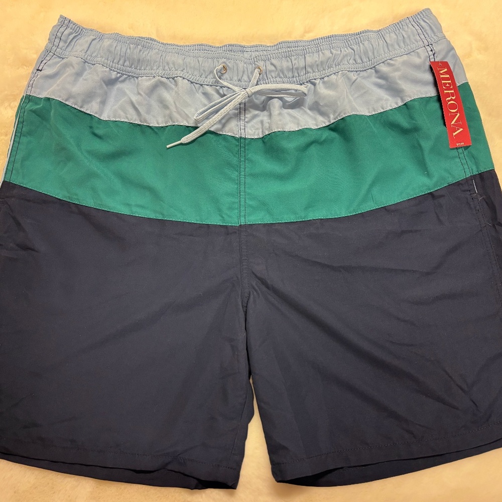 Men's New Merona Swim Trunks